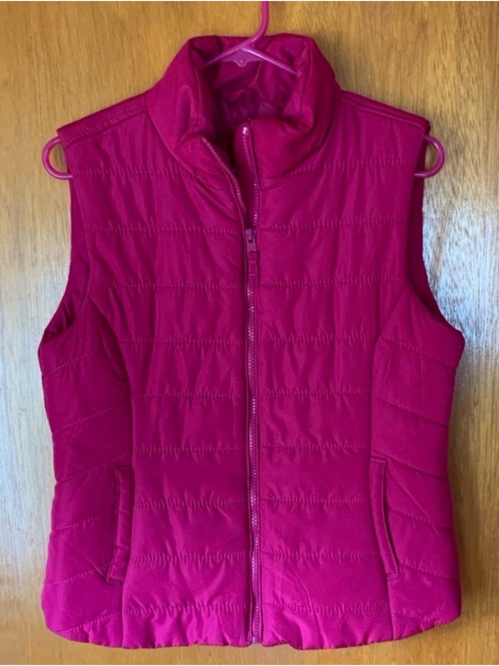 Aeropostale Fuchsia Quilted Puffer Vest